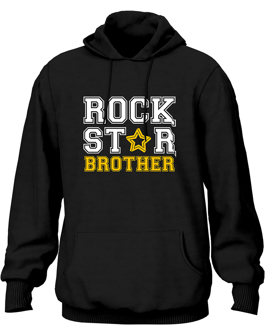 Rock Star Brother- Unisex Hoodie