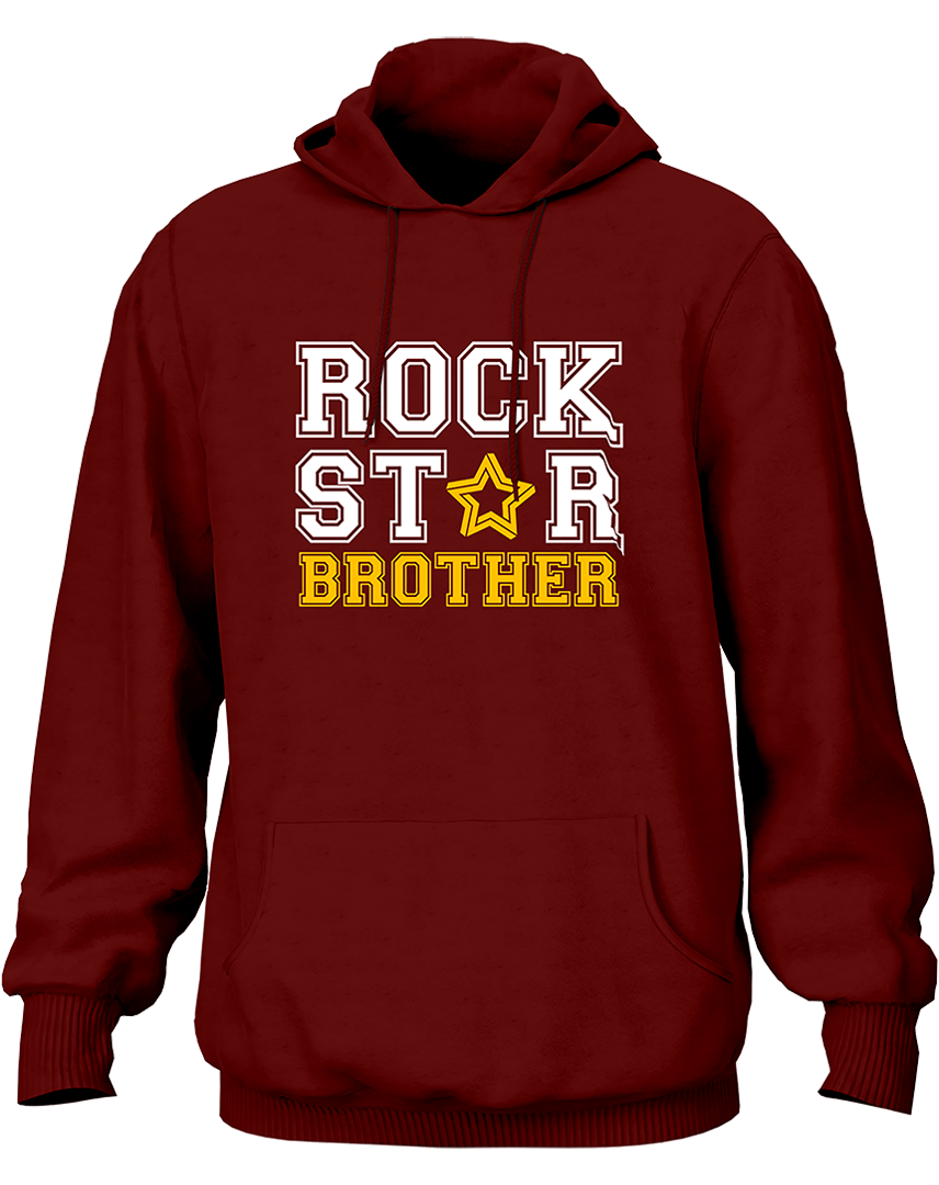 Rock Star Brother- Unisex Hoodie