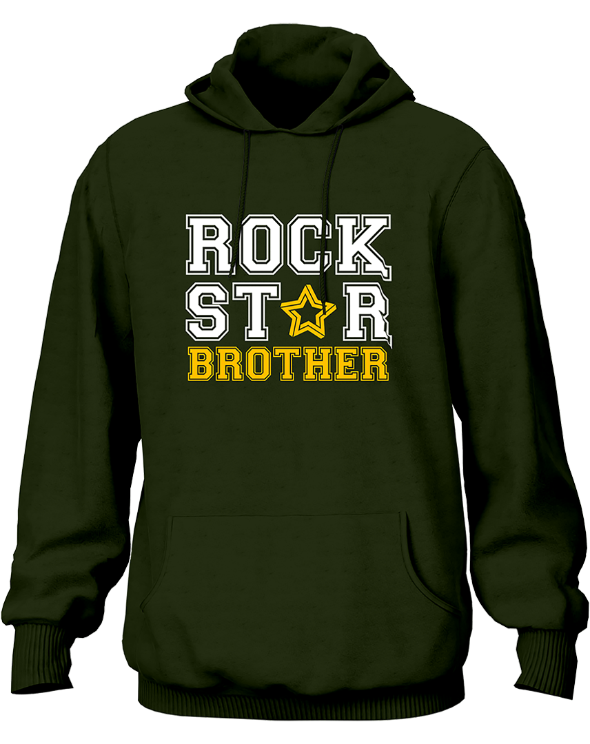 Rock Star Brother- Unisex Hoodie