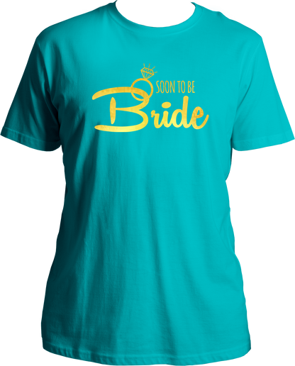 Soon To Be Bride (Golden Print) Unisex T-Shirts