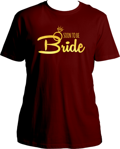 Soon To Be Bride (Golden Print) Unisex T-Shirts
