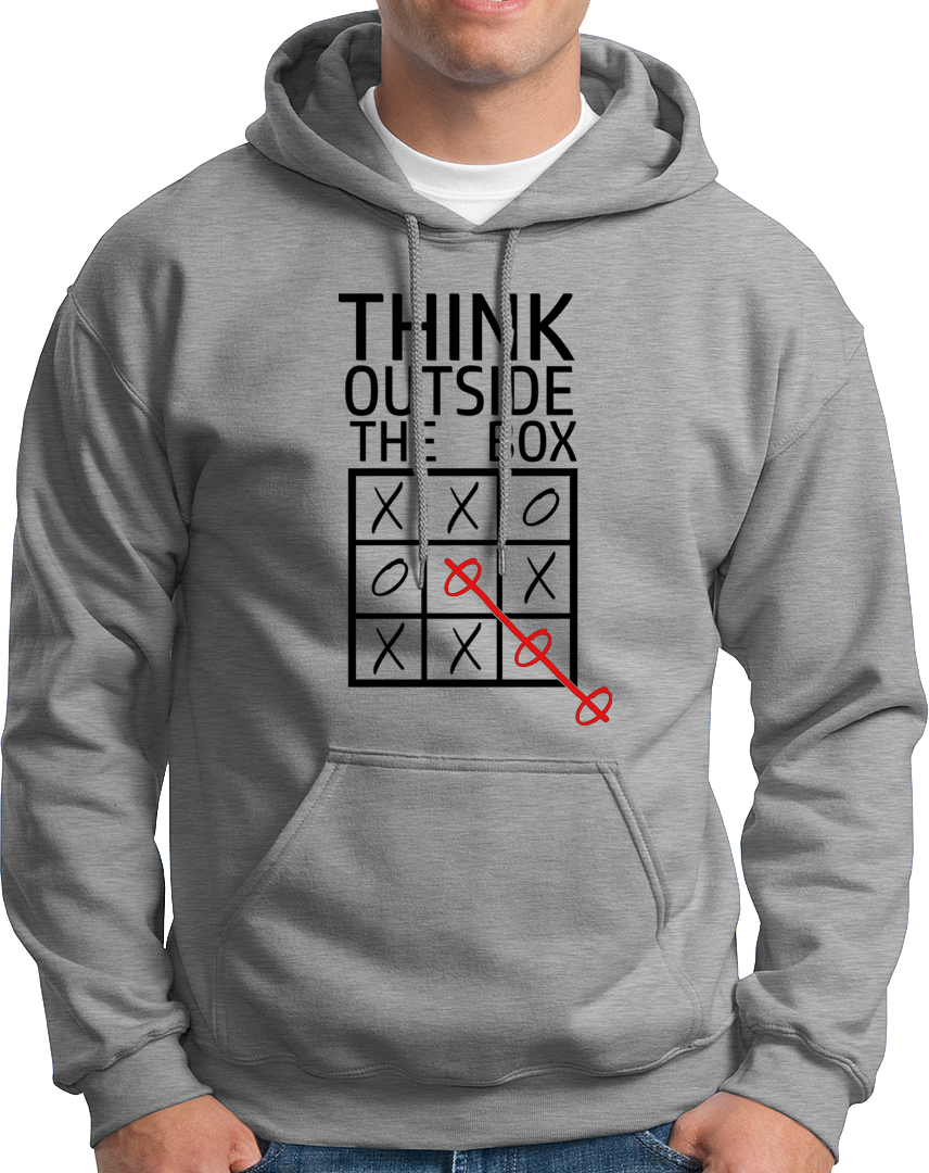 Think Outside The Box- Unisex Hoodie