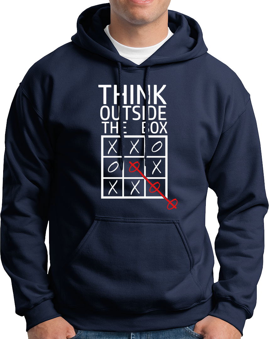 Think Outside The Box- Unisex Hoodie