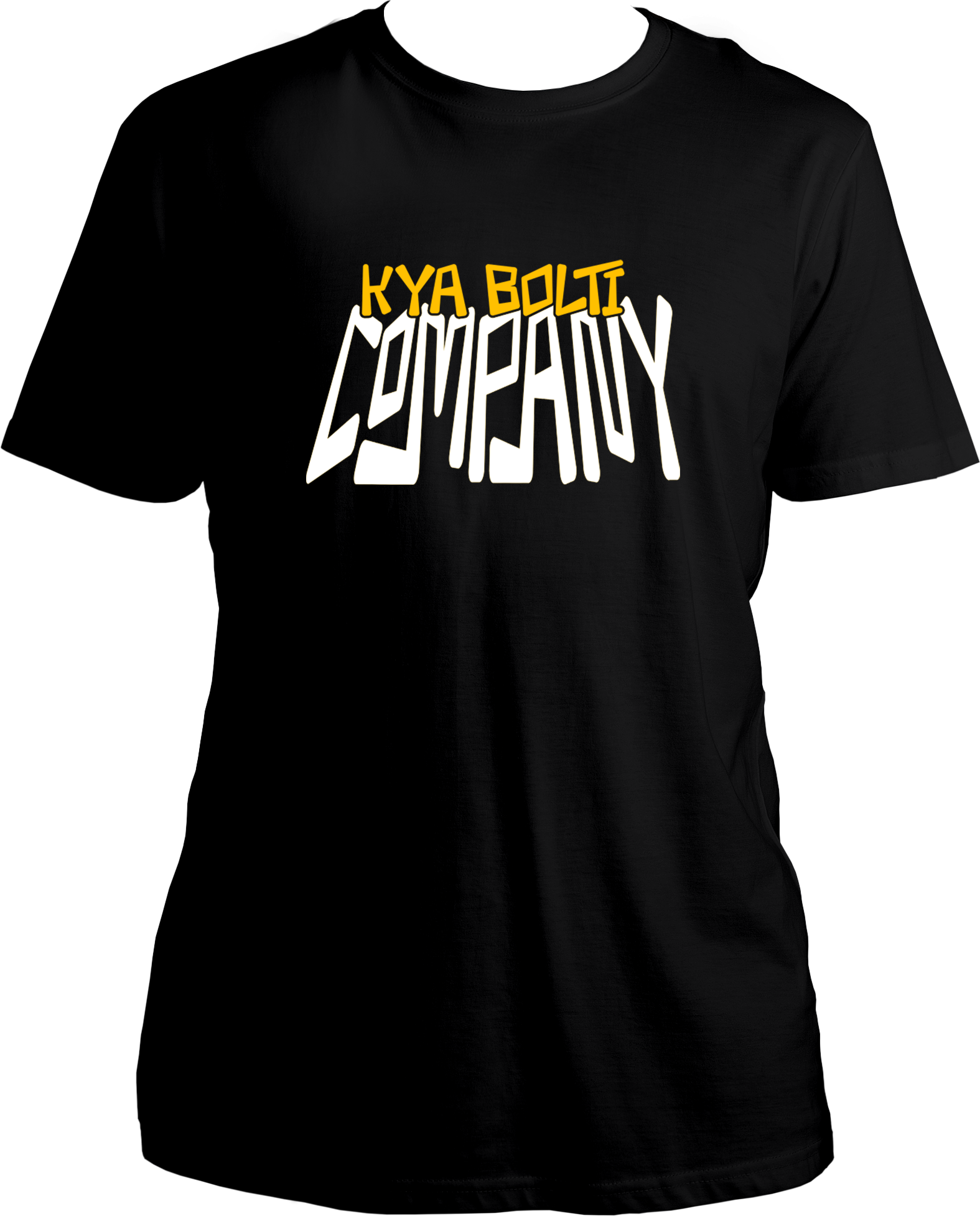 Kya Bolti Compnay, Emiway's latest hit songs's t-shirt for all you fans out there.