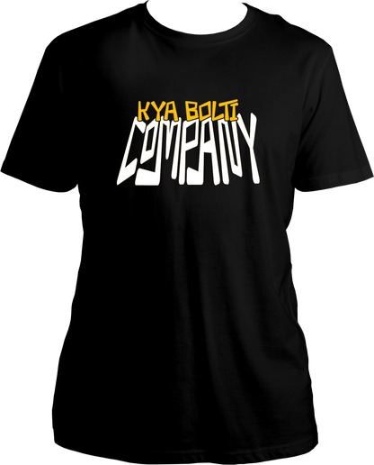 Kya Bolti Compnay, Emiway's latest hit songs's t-shirt for all you fans out there.